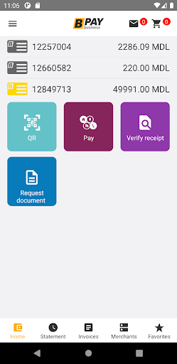 Bpay.md Business Screen 2
