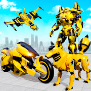 Wild Fox Transform Bike Robot Shooting: Robot Game