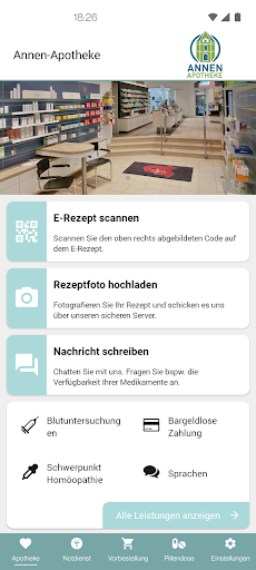 Android application Annen-Apotheke screenshort