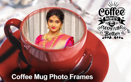 Android application Coffee Mug Photo Frame screenshort
