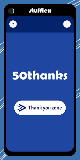 Android application 50thanks – say "thank you!" screenshort