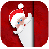 Santa clause catch gifts icon