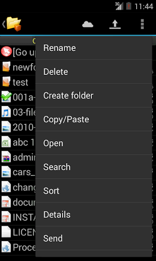 Android application BucketAnywherePro for S3 screenshort