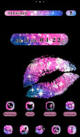 screenshot of Galaxy Lips Theme