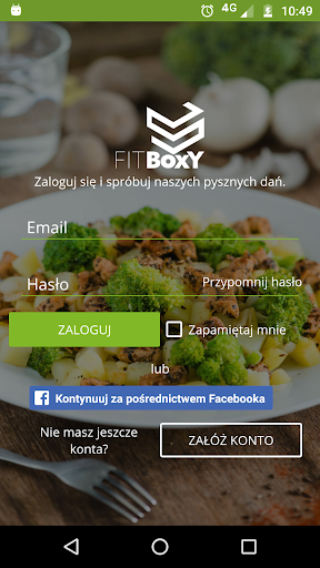 Android application FitBoxy screenshort