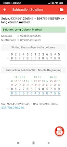 Math Long Subtraction Pro