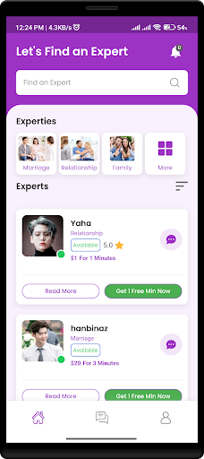Android application Oracify: Love Psychic Advice screenshort