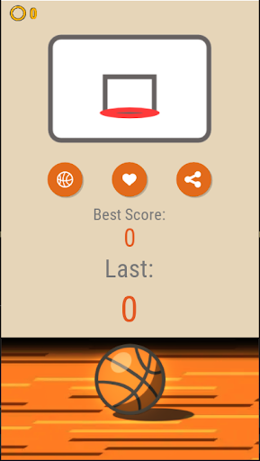 Android application Dunk the Ball - Basket Little screenshort