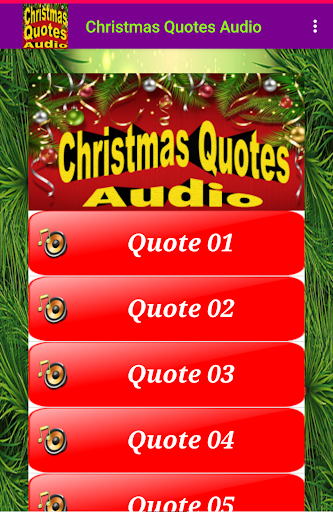 Christmas Quotes Audio Screen 3