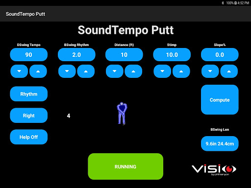 SoundTempo Putt Screen 3