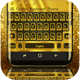 3D Golden Keyboard Theme icon