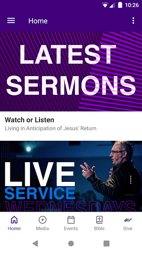 Android application Proving Ground Church screenshort