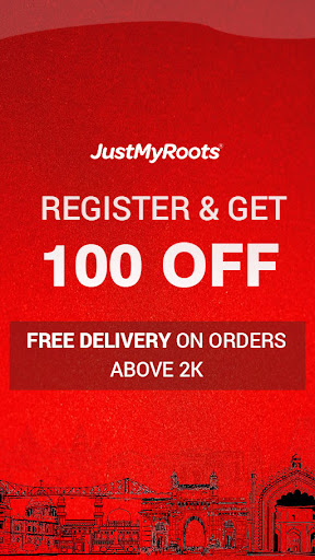 Android application JustMyRoots: Food Delivery App screenshort
