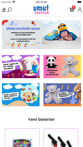 Android application Umut Oyuncak screenshort