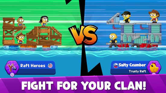 Raft Wars 1.096 APK screenshots 6