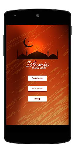 Android application Islamic Wallpapers Screen Lock screenshort