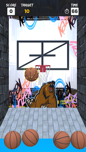 Android application Crazy basketball screenshort