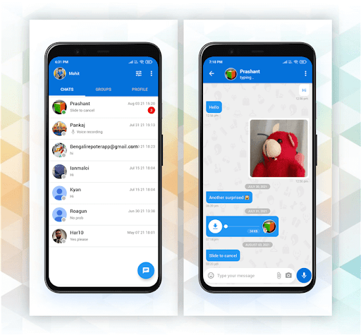 Twittu - Text Message App Screen 3