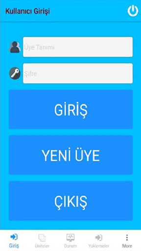 Android application Laundra Yıkama Planlama screenshort