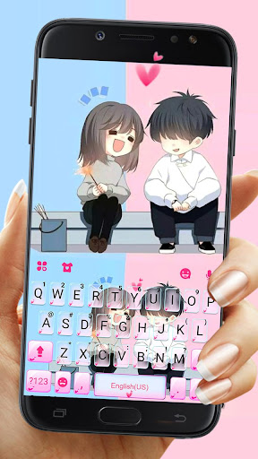 Couple First Love Keyboard The Screen 2