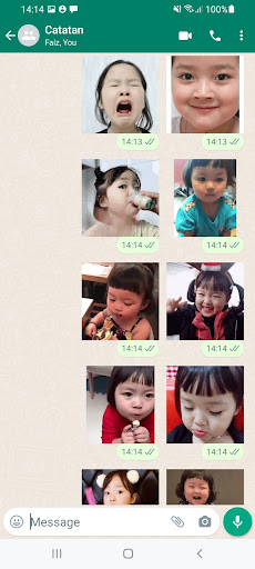 Android application Stiker WA Kwon Yuli Bergerak screenshort