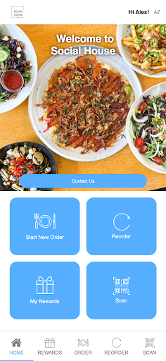 Android application Social House Kitchen and Bar screenshort