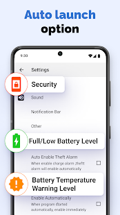 Battery Life Monitor and Alarm Ekran görüntüsü