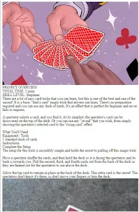 How to Do Magic Tricks