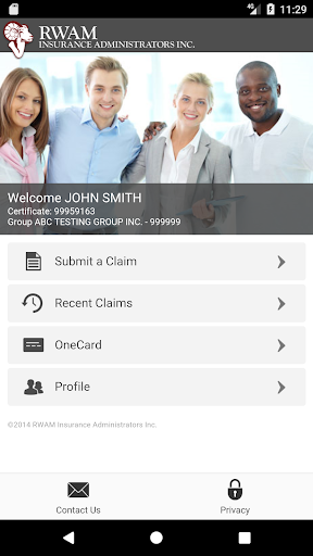 Android application RWAM Mobile screenshort