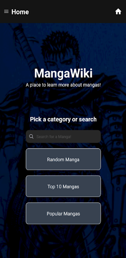 Android application MangaWiki screenshort