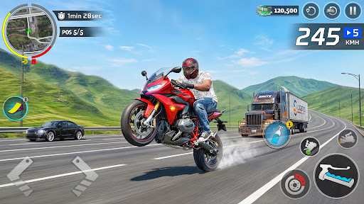 Moto Bike Racing Wheelie Games screenshot