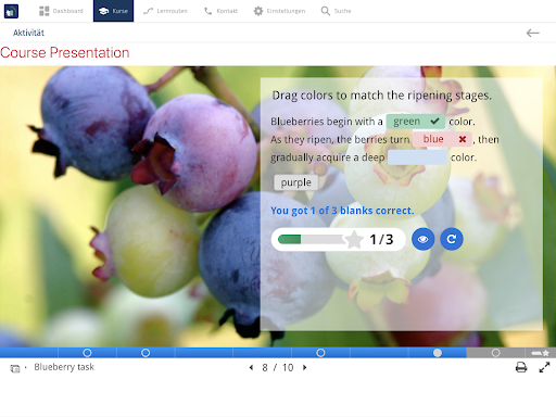 myLMS Screen 3