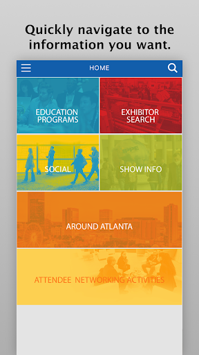Android application IPPE 2024 screenshort
