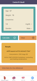eGFR Calculators Pro: Renal or Kidney Function