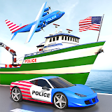 Police Cargo Airplane Games: Transport Simulator icon