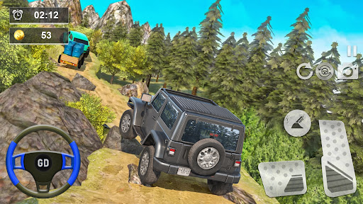 Android application Offroad Jeep Driving - 3D Game screenshort