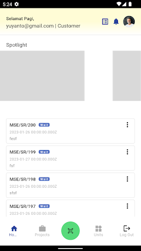 MSE Maintenance Screen 2