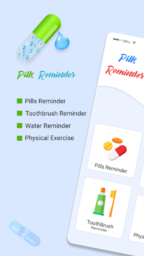 Android application My Health: Pills Reminder screenshort