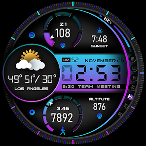 Imágen 29 PER009 - Mesa Watch Face android