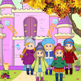Pretend Play Doll House: Town Family Mansion Fun icon