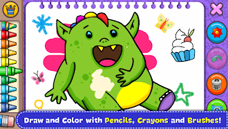 Game screenshot Fantasy Coloring Book & Games mod apk
