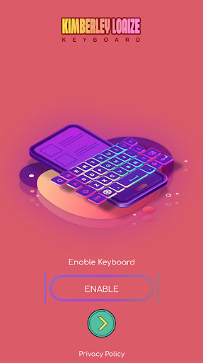 Kimberley Loaize Neon Keyboard
