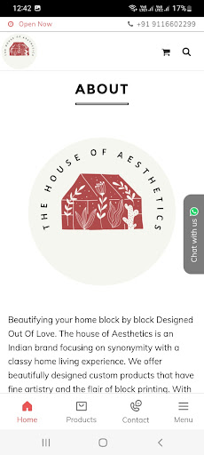 Android application The House of Aesthetics screenshort