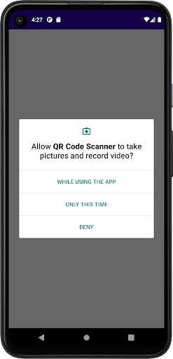 QR Code Scanner Screen 2