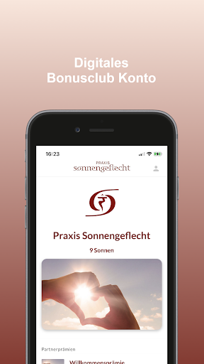 Android application sonnengeflecht screenshort
