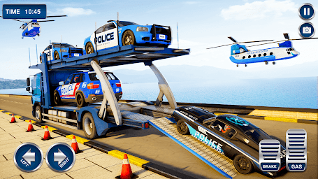 Police Transporter Truck Games