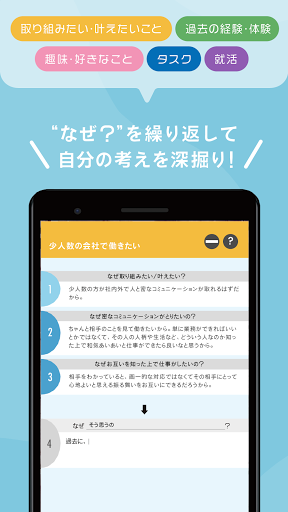 自己分析×自問自答 とーてん：社会人0年目のアプリ Screen 2