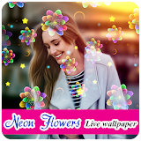 Neon Flowers Livewallpaper icon