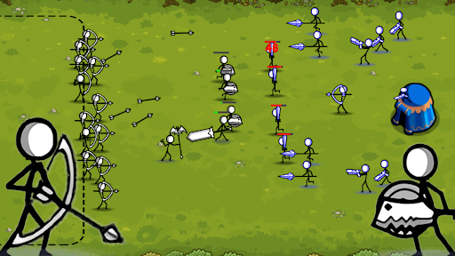 Android application Stickman Army War - Stick Game screenshort