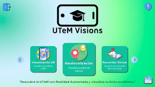 Android application UTEM VISIONS screenshort